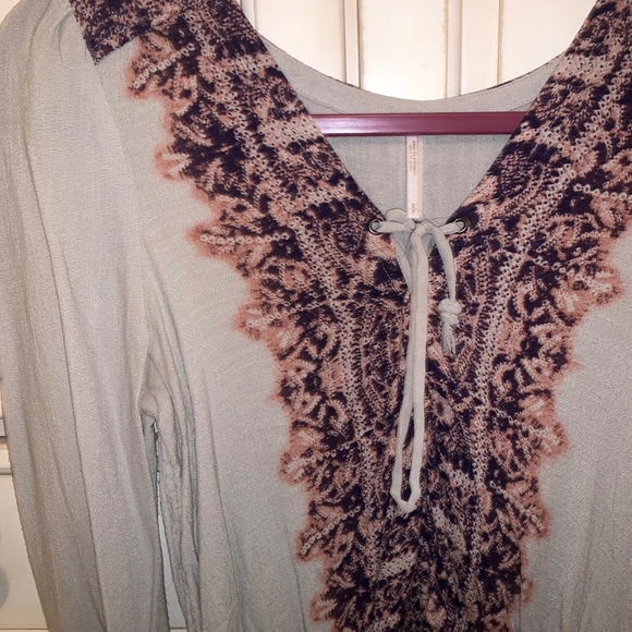 Free People Wildest Moments Tunic in Tea Combo - Picture 6 of 7